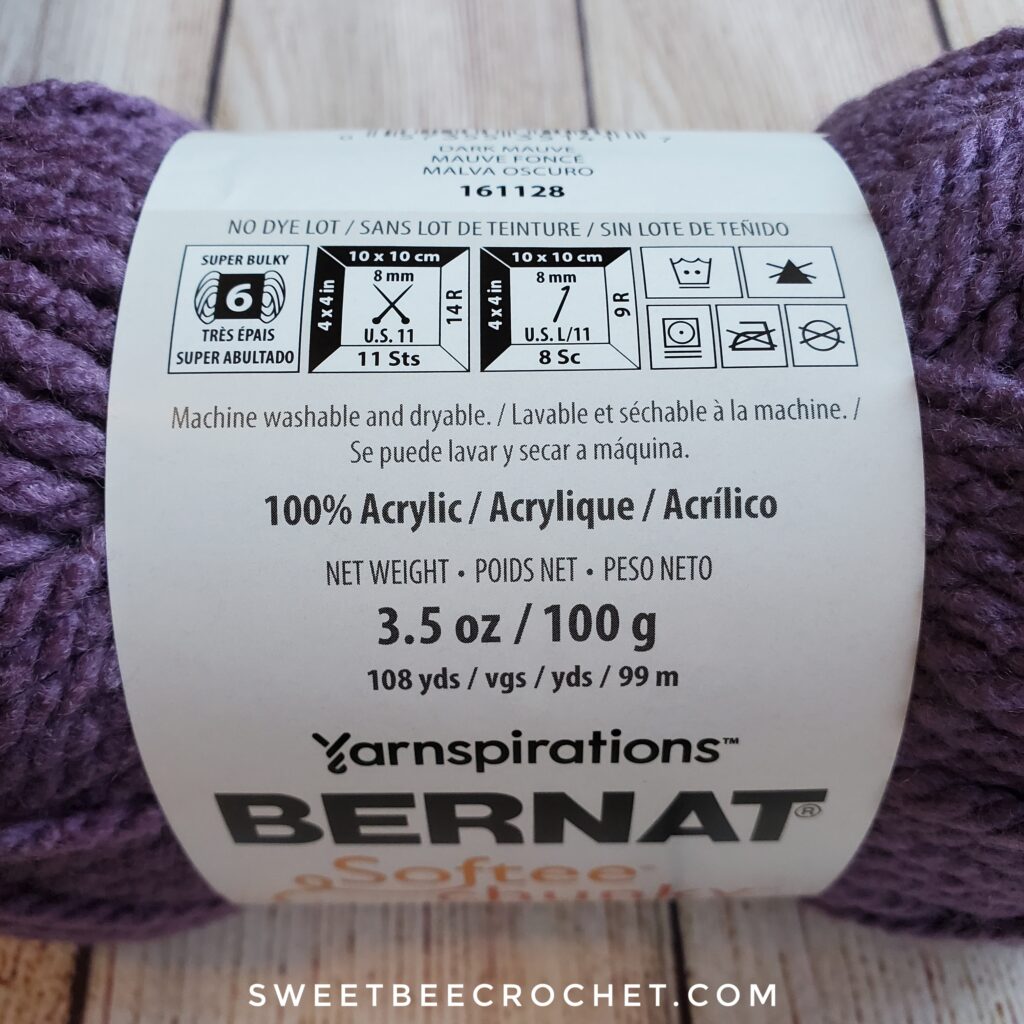 Super Bulky (4 ply) Yarn - Violet